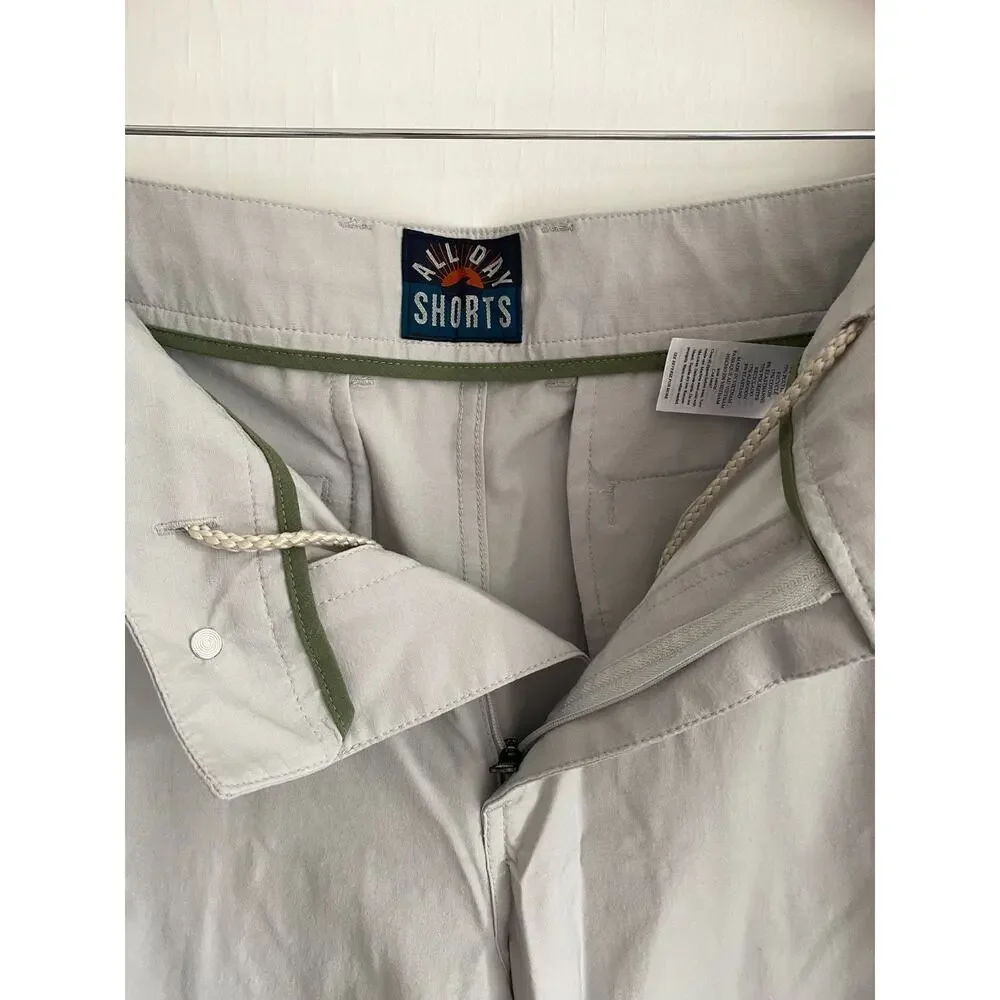 Faherty All Day Shorts Mens 32 Hybrid Board Shorts Drawstring Stretch 7